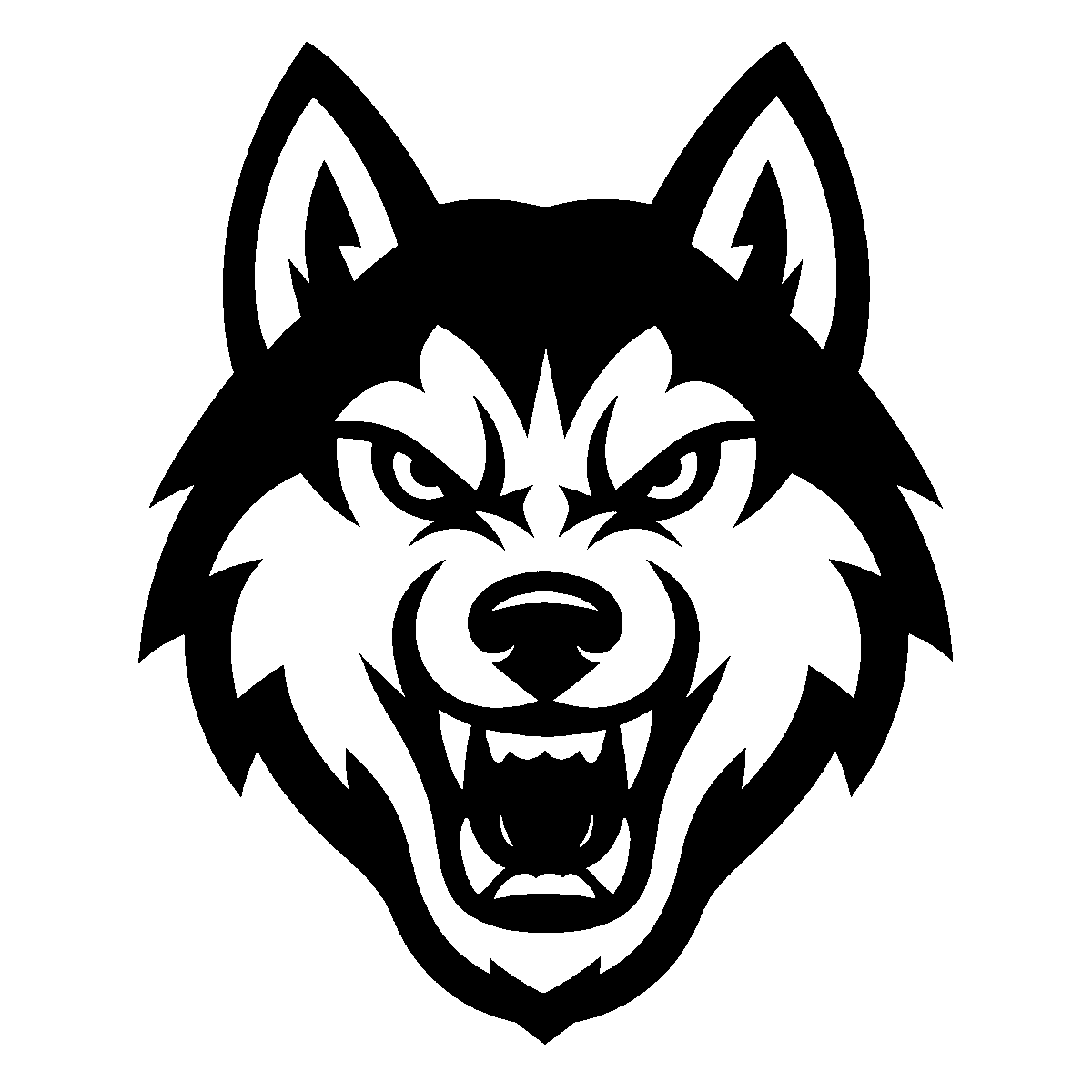 Aggressive Husky Logo SVG free download for Cricut, Silhouette and design projects