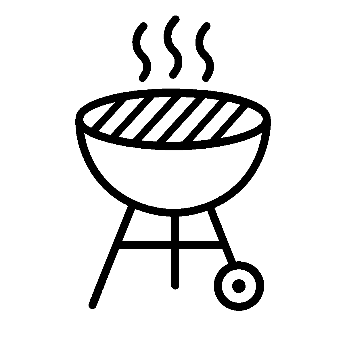 BBQ Grill Clipart SVG free download for Cricut, Silhouette and design projects