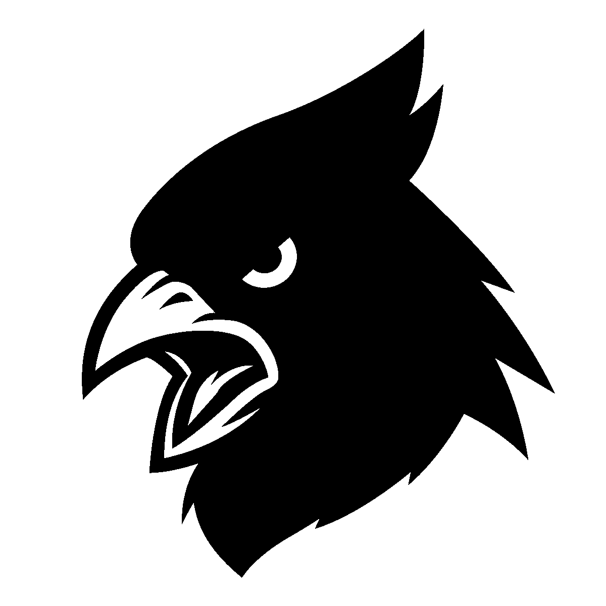 Cardinal Bird Mascot SVG free download for Cricut, Silhouette and design projects
