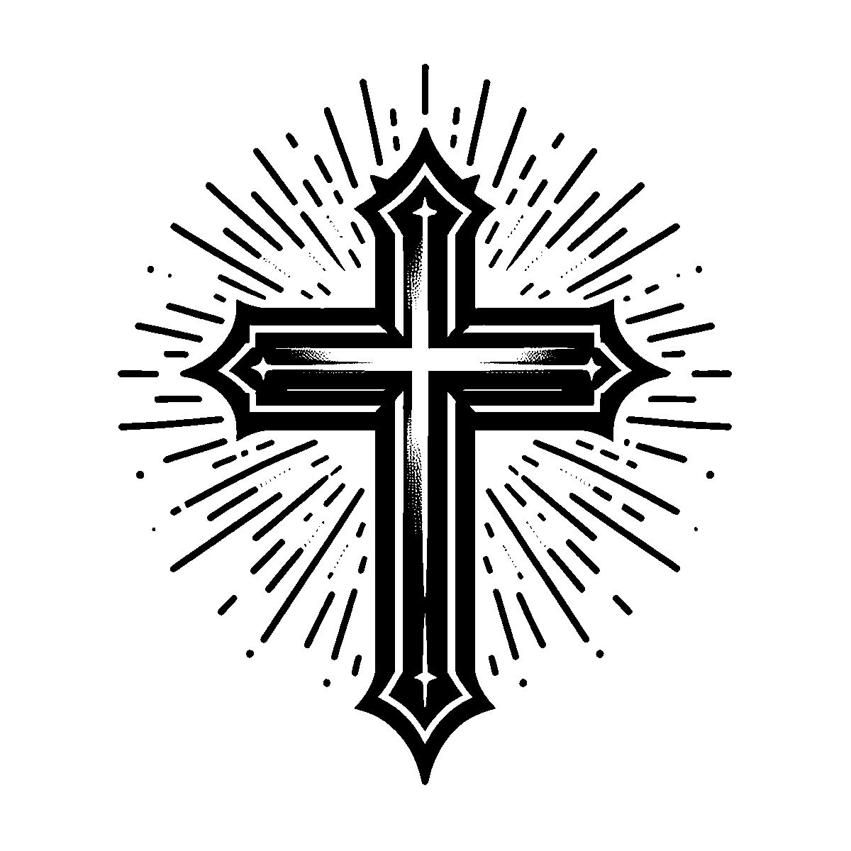 Christian Cross Clipart SVG free download for Cricut, Silhouette and design projects