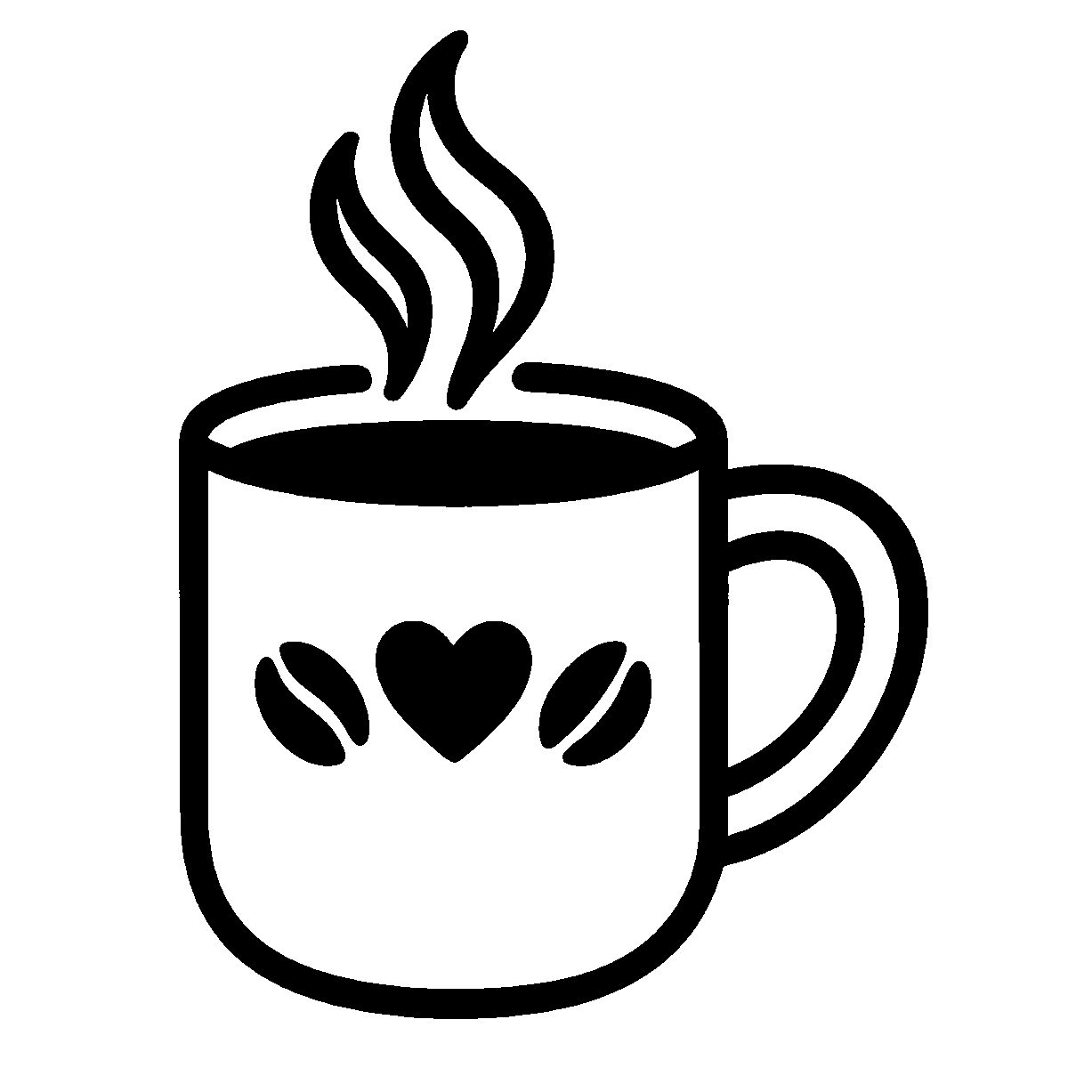 Cozy Coffee Mug SVG free download for Cricut, Silhouette and design projects