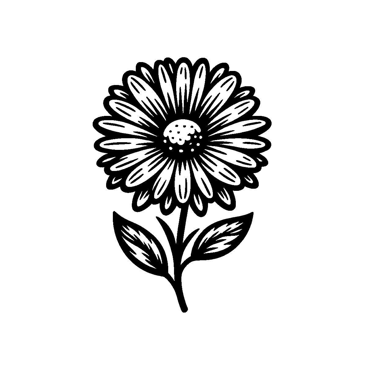 Daisy Bouquet Clipart SVG free download for Cricut, Silhouette and design projects