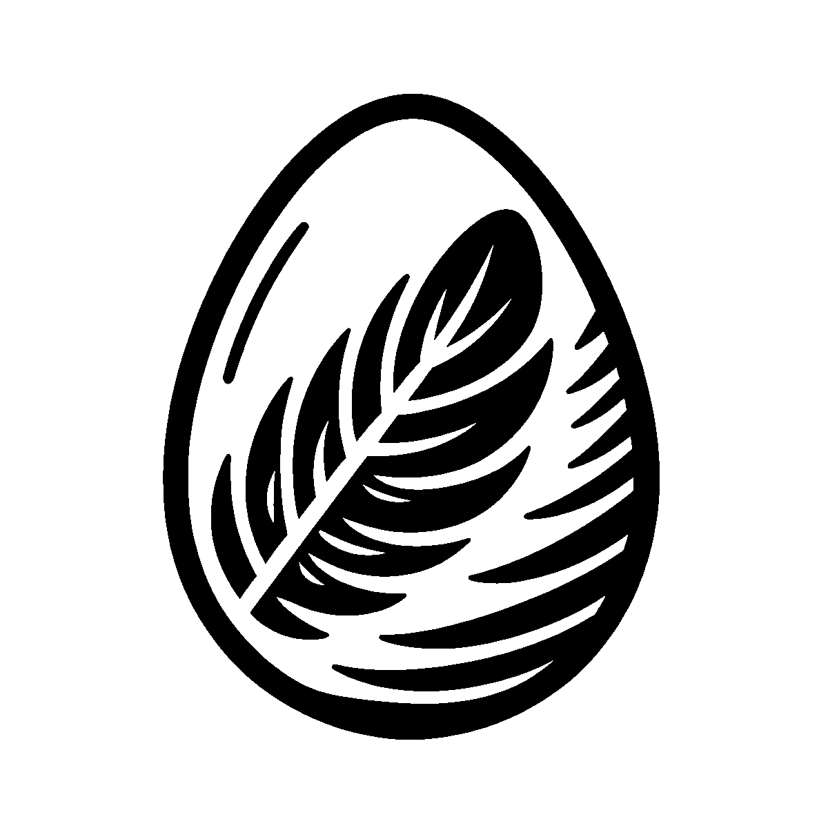 Decorative Easter Egg SVG free download for Cricut, Silhouette and design projects