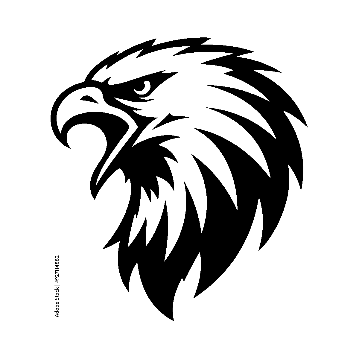 Eagle Head Logo SVG free download for Cricut, Silhouette and design projects