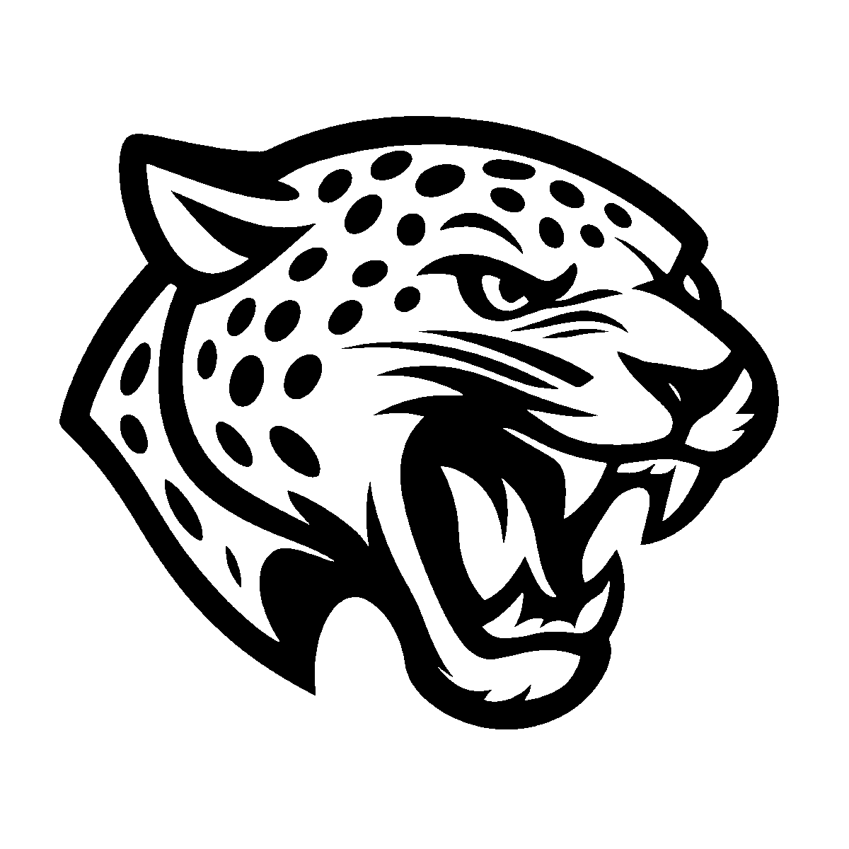 Fierce Jaguar Mascot SVG free download for Cricut, Silhouette and design projects