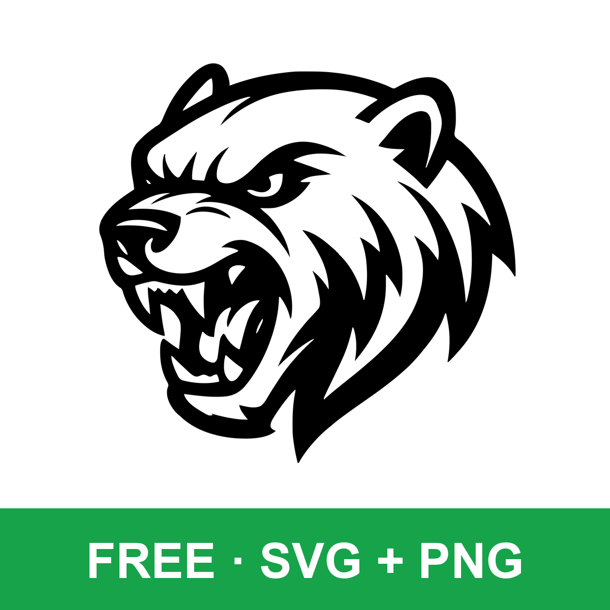 Fierce Wolverine Mascot free SVG cut file for Cricut and Silhouette