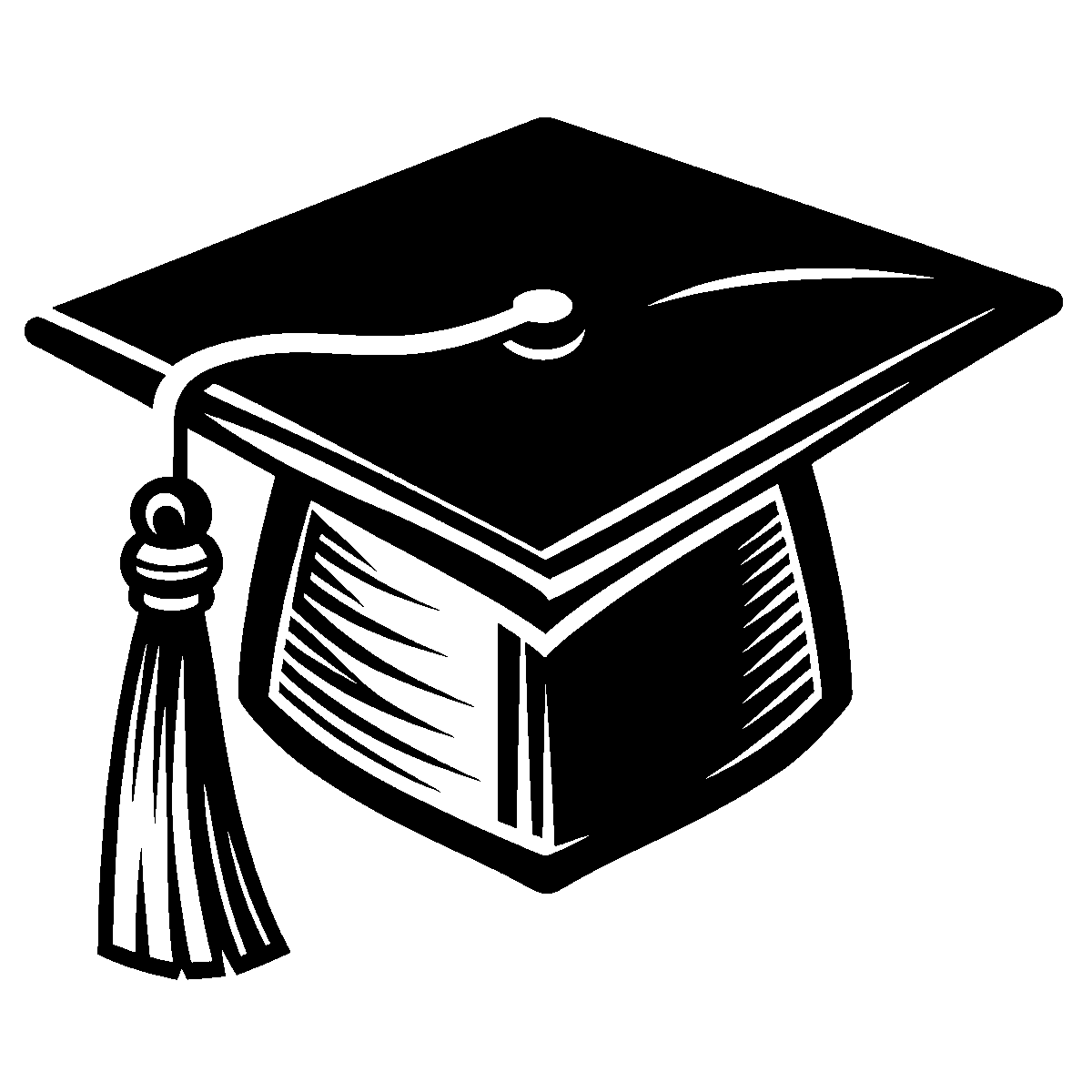 Graduation Cap Clipart SVG free download for Cricut, Silhouette and design projects