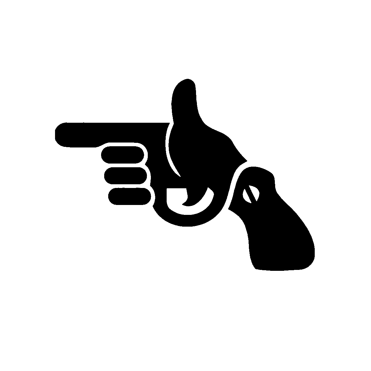 Handgun Optical Illusion SVG free download for Cricut, Silhouette and design projects