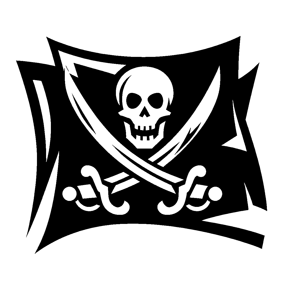 Jack Rackham Flag SVG free download for Cricut, Silhouette and design projects