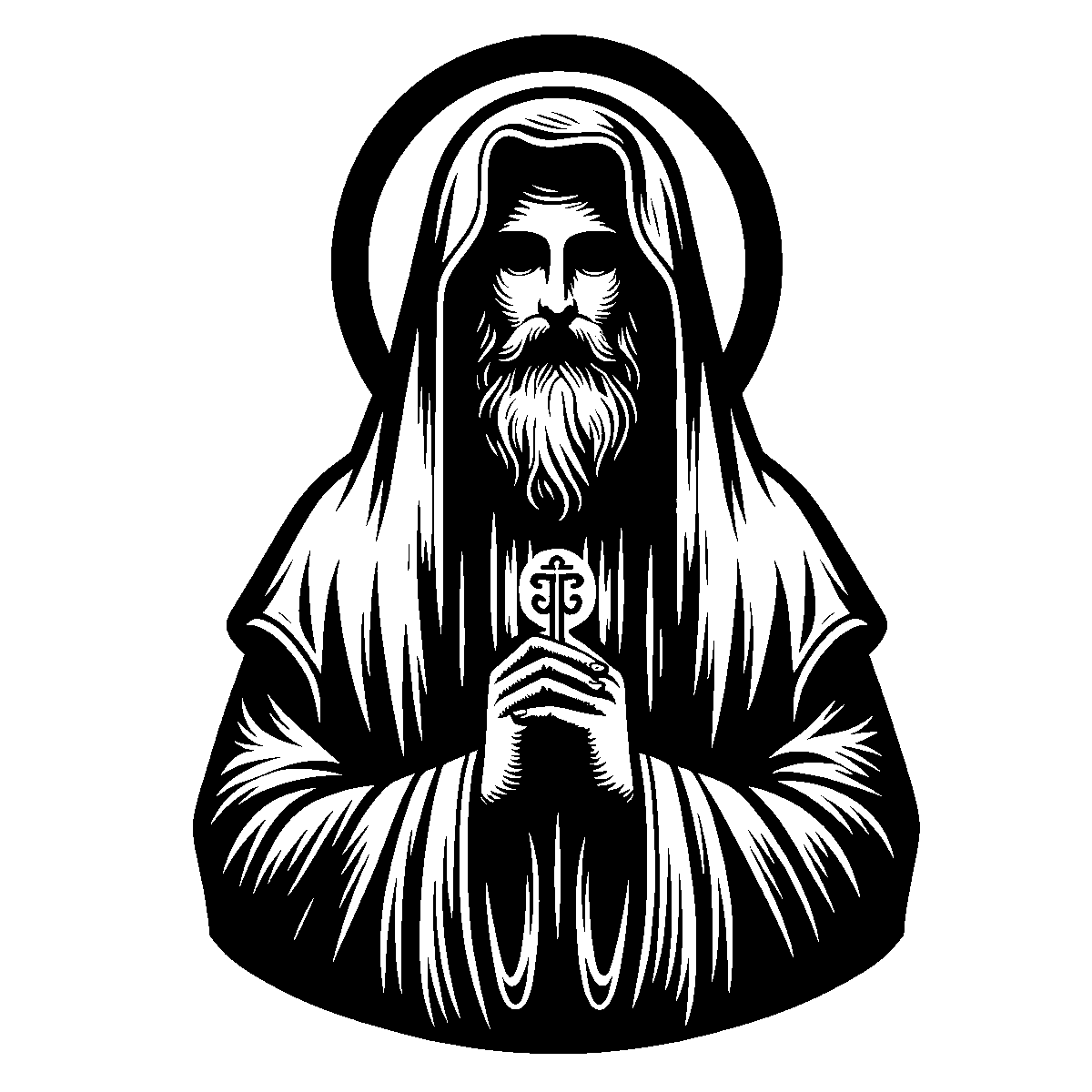 Jesus Christ Lines SVG free download for Cricut, Silhouette and design projects