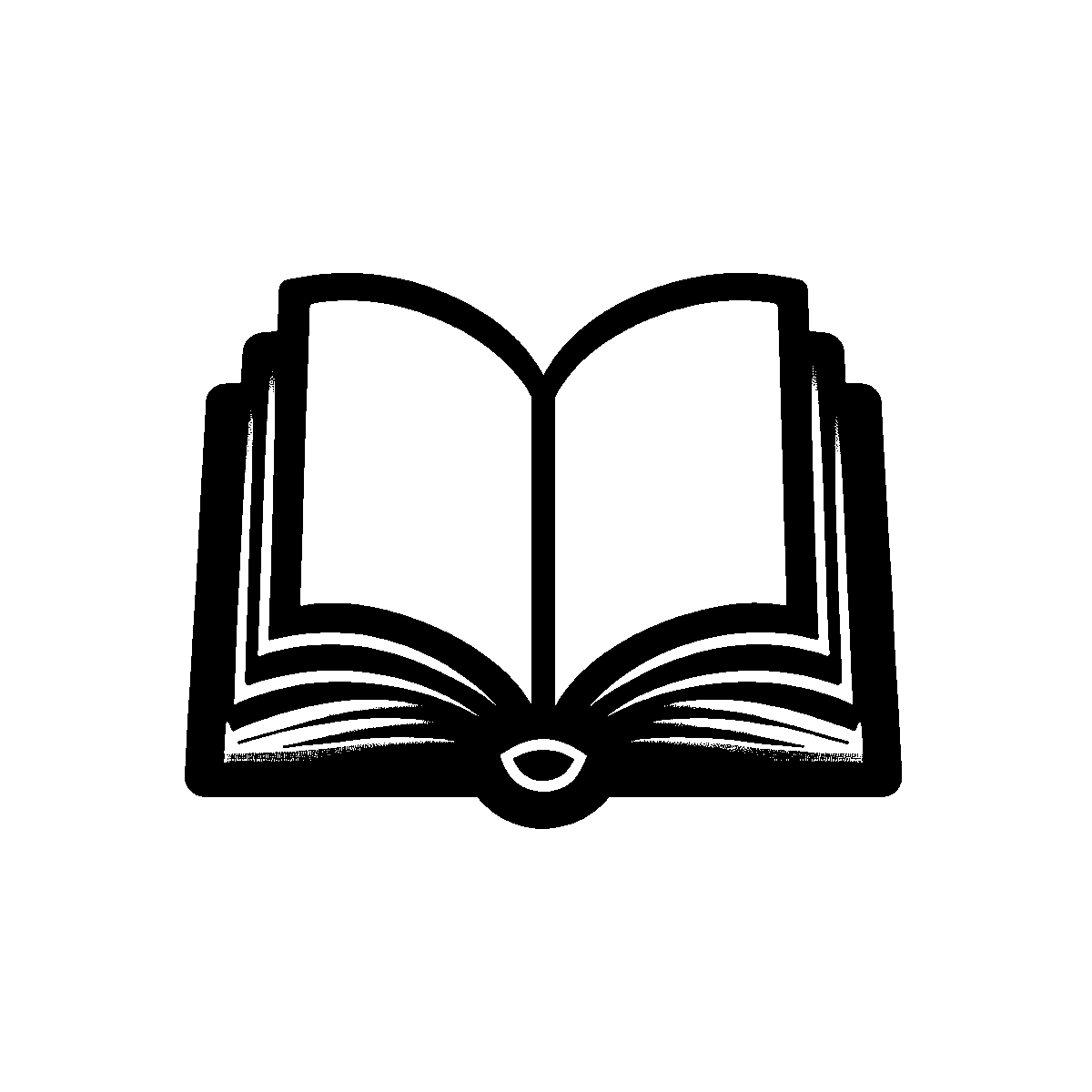 Open Book Clipart SVG free download for Cricut, Silhouette and design projects