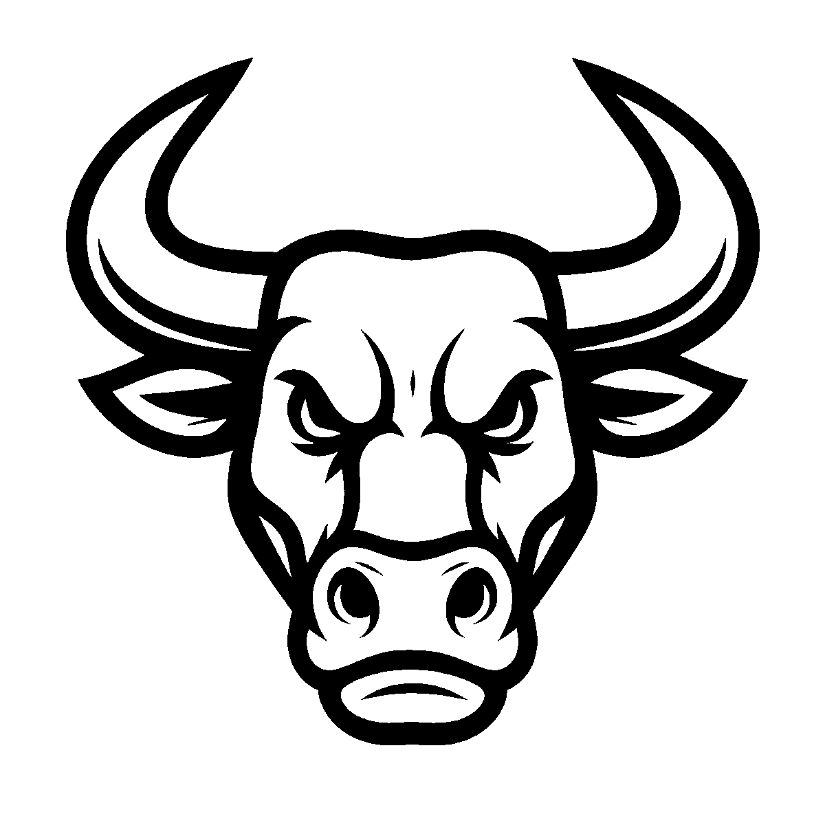 Raging Bull Mascot SVG free download for Cricut, Silhouette and design projects