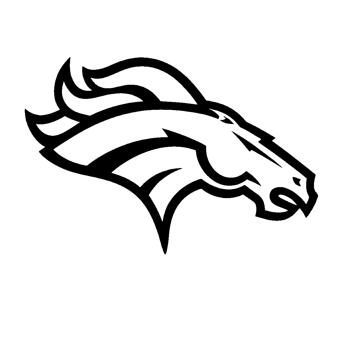 Wild Horse Mascot SVG free download for Cricut, Silhouette and design projects