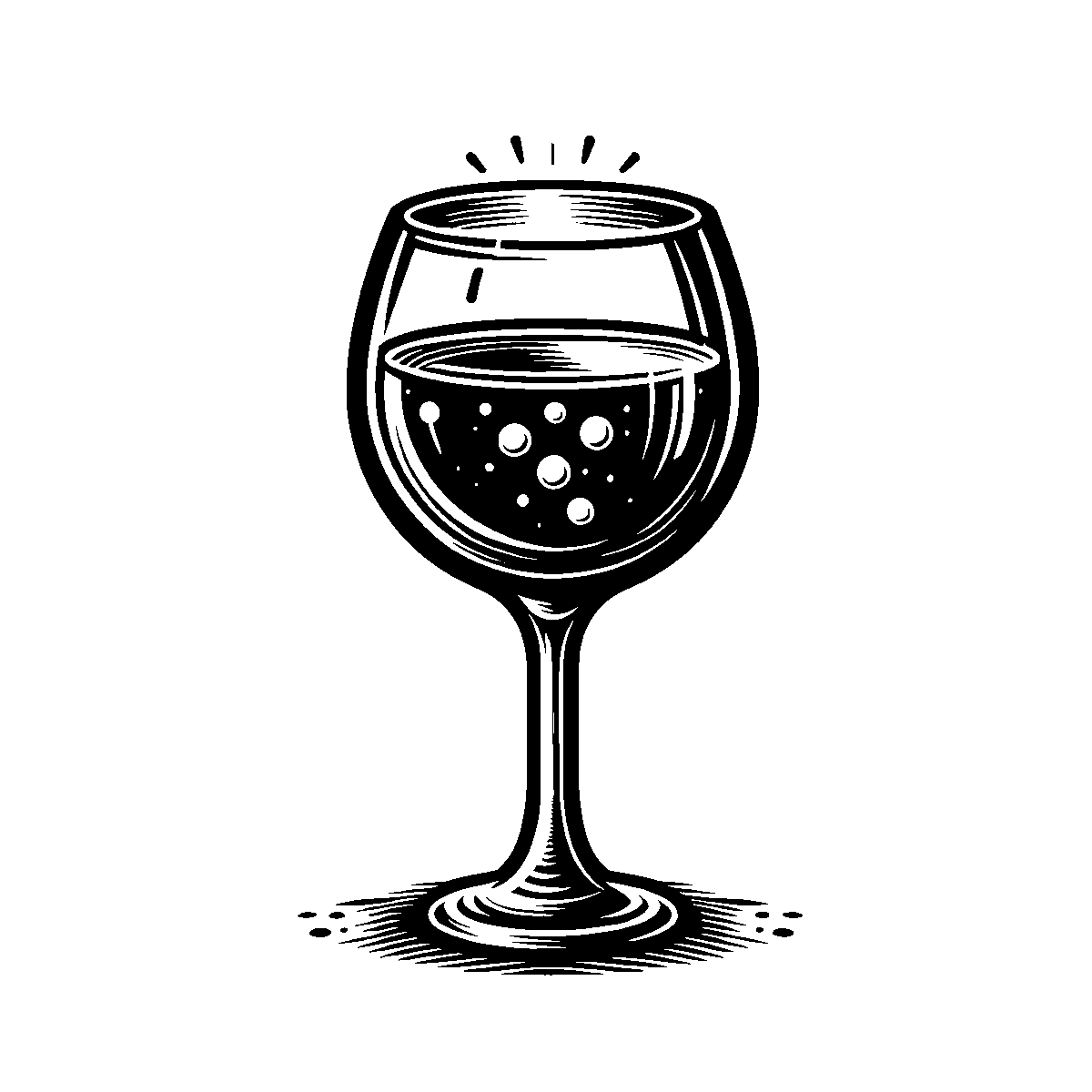 Wine Glass Clipart SVG free download for Cricut, Silhouette and design projects
