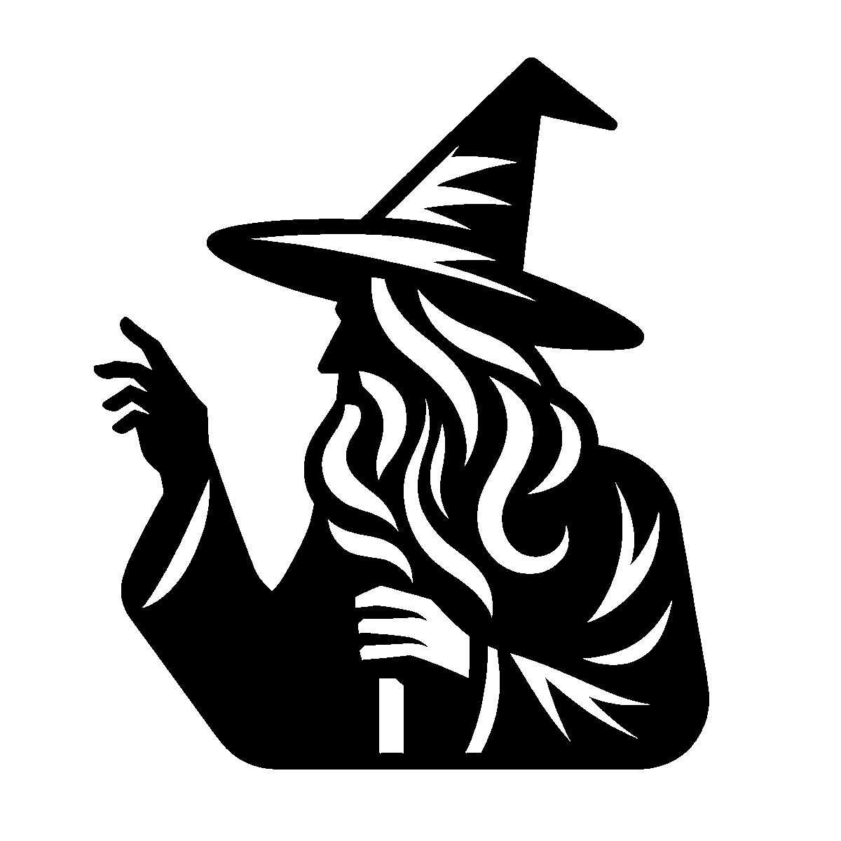 Wizard Logo Lines SVG free download for Cricut, Silhouette and design projects